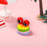 70g Rainbow Sad Frog Pou Taba Squishy