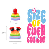 70g Rainbow Sad Frog Pou Taba Squishy