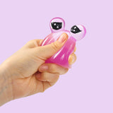 100g Crystal Purple Sad Frog Pou Taba Squishy