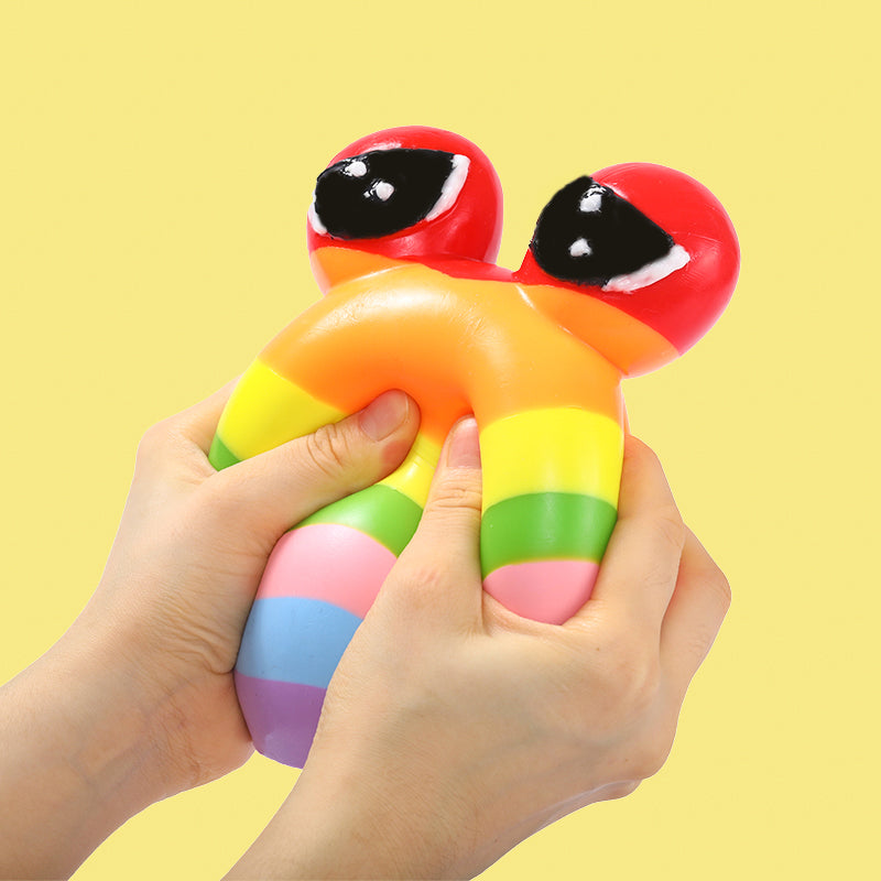 800g Giant Rainbow Pou Taba Squishy