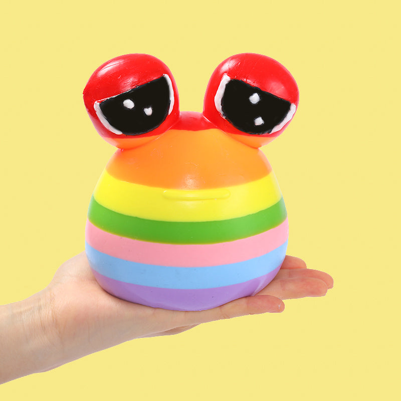 800g Giant Rainbow Pou Taba Squishy
