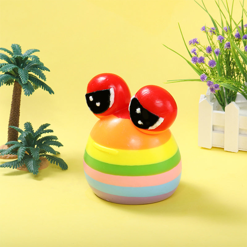800g Giant Rainbow Pou Taba Squishy
