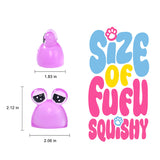 100g Crystal Purple Sad Frog Pou Taba Squishy