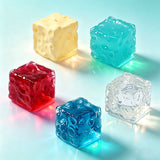 FUFUSQUISHY Crystal Ocean Jumbo Cheese Squishy  Original Sensory