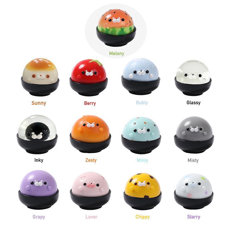 FUFUSQUISHY Seal Dumpling Squishy Blind Box