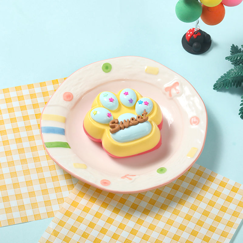 Cake Cat Paw Taba Squishy
